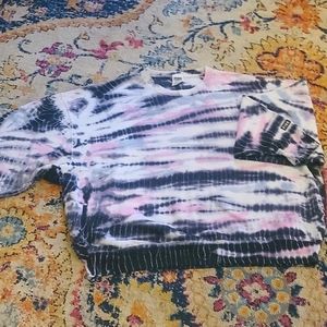 Victoria secrets pink tye dye sweatshirt